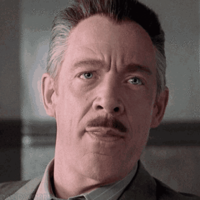 Spiderman Jonah Jameson laughing
