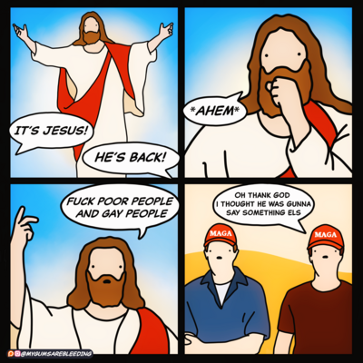 Fuck the poor and gay
