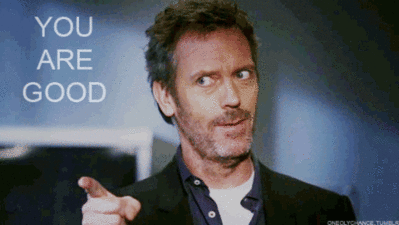 You're good
