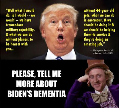 Trump Senile
